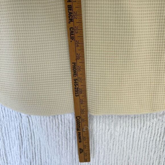 Niko And... Cream Cotton Rib Knit Long Sleeve Drop Shoulder Sweater Size Large - Picture 10 of 10